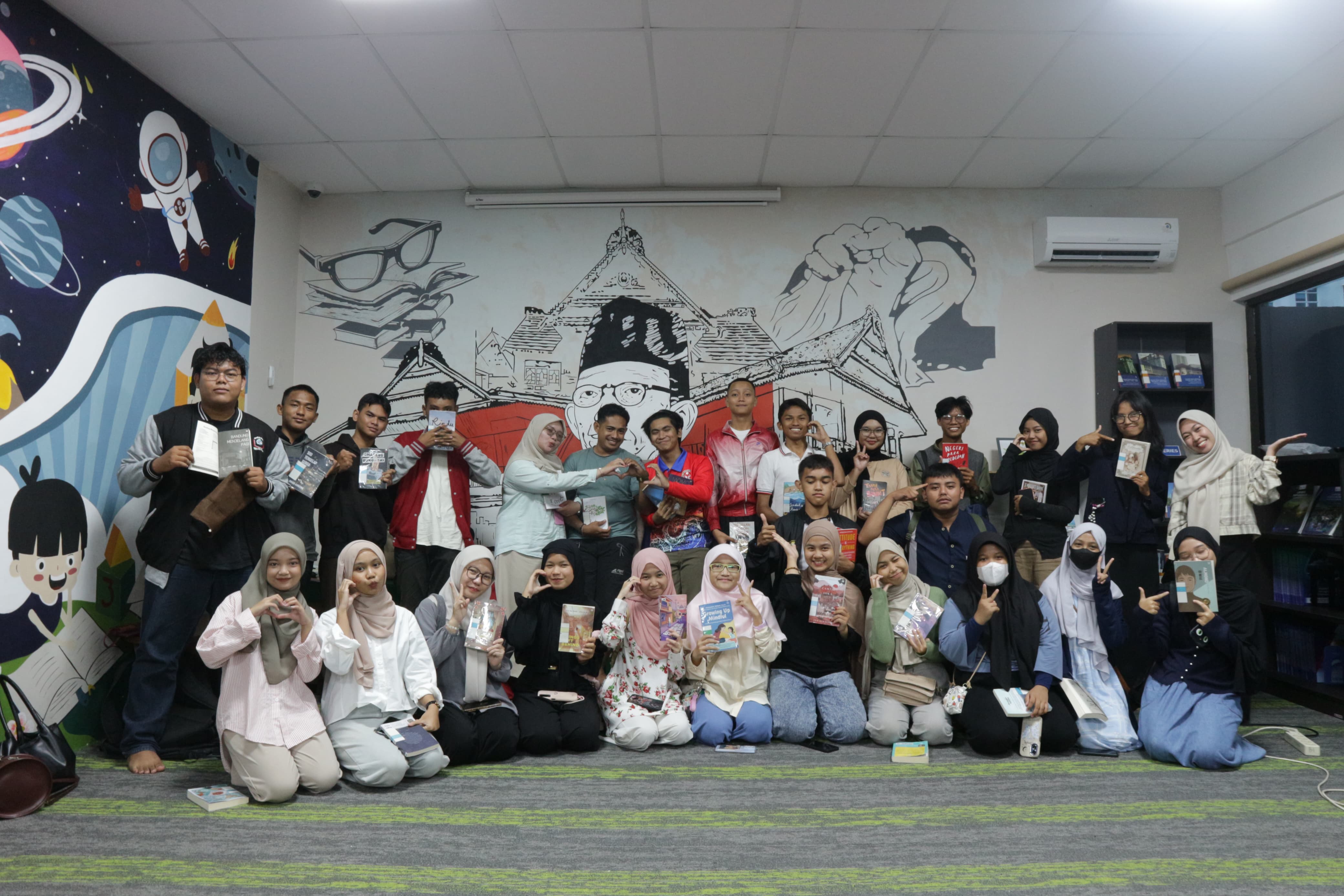 ISTIMEWA TINGKATKAN MINAT BACA: Komunitas Tarakan Book Party berupaya hidupkan minat baca di era digital.