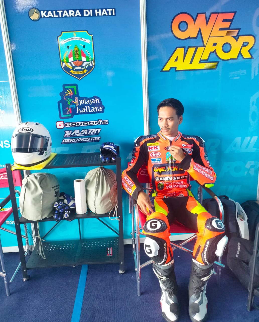 SIAP MENGASPAL: Febriansyah siap membawa hasil yang terbaik pada ARRC 2025 seri pertama di Thailand akhir pekan mendatang.
