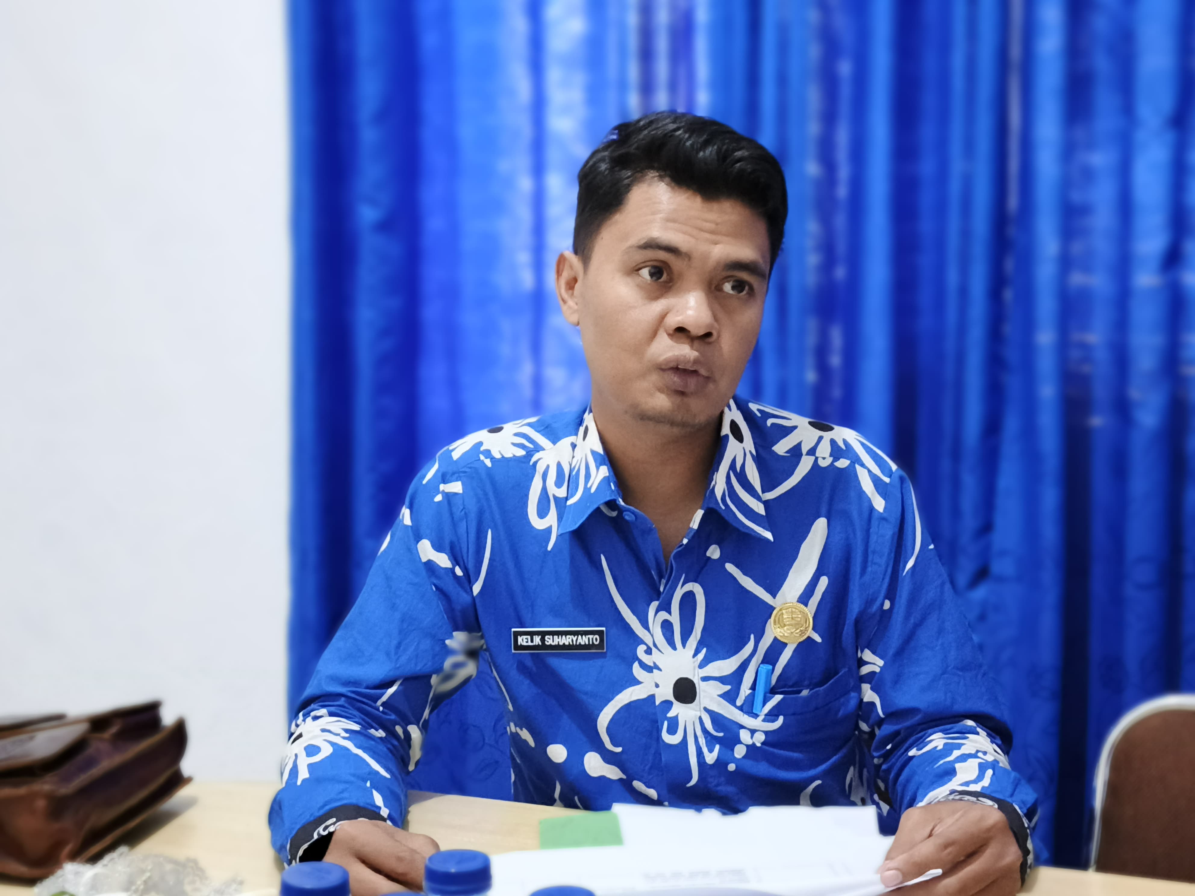 Kabid Mutasi, Promosi dan Evaluasi Kinerja ASN pada BKPSDM Nunukan, Kelik Suharyanto. FOTO: RIKO ADITYA/RADAR TARAKAN