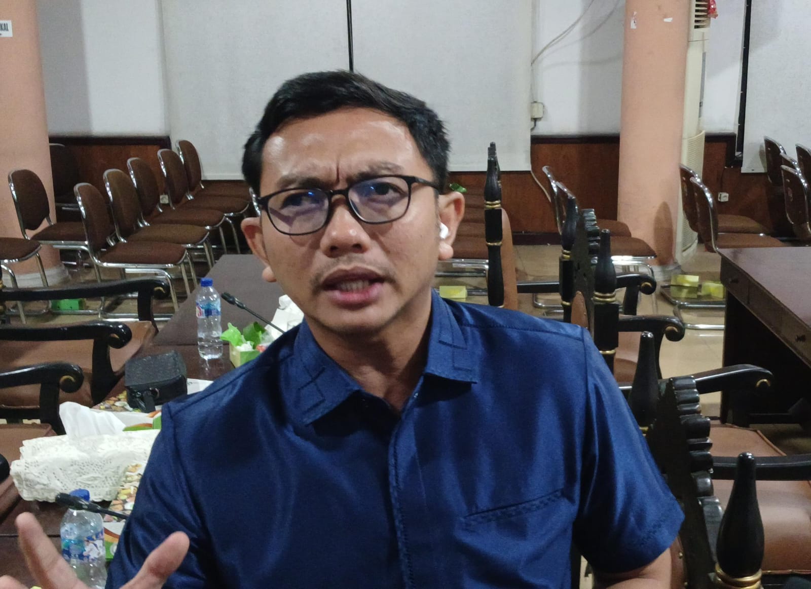 Ketua Komisi III sekaligus Ketua Pansus LKPj TA 2024 Randy Ramadhana Erdian. FOTO: AGUS DIAN ZAKARIA/RADAR TARAKAN