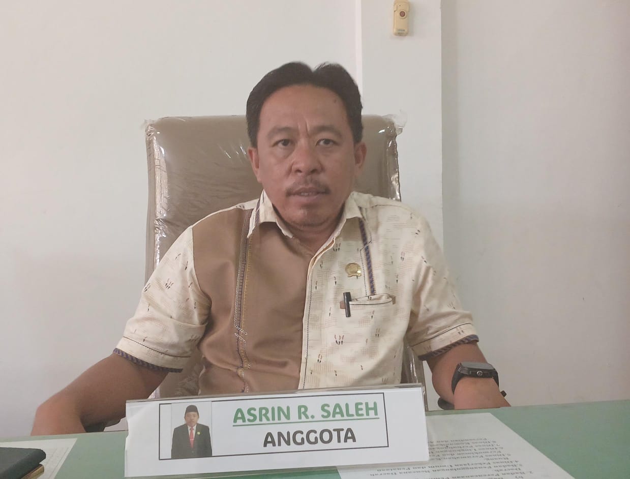 Anggota Komisi III DPRD Tarakan Asrin Saleh. FOTO: AGUS DIAN ZAKARIA/RADAR TARAKAN