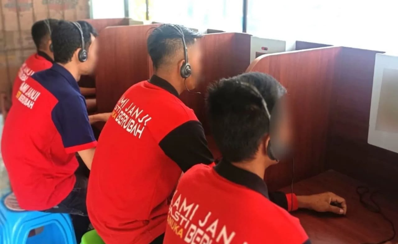 DOK LAPAS NUNUKAN FASILITASI NARAPIDANA: Wartelsuspas solusi narapidana menghubungi keluarga, tanpa harus menggunakan handphone ilegal di dalam lapas.