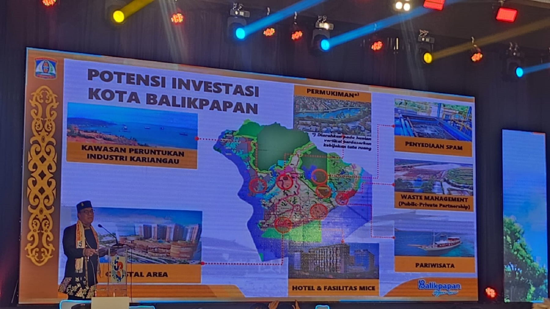TARIK INVESTOR: Pemerintah tawarkan tujuh sektor strategis investasi di Balikpapan.FOTO: ULIL/KP