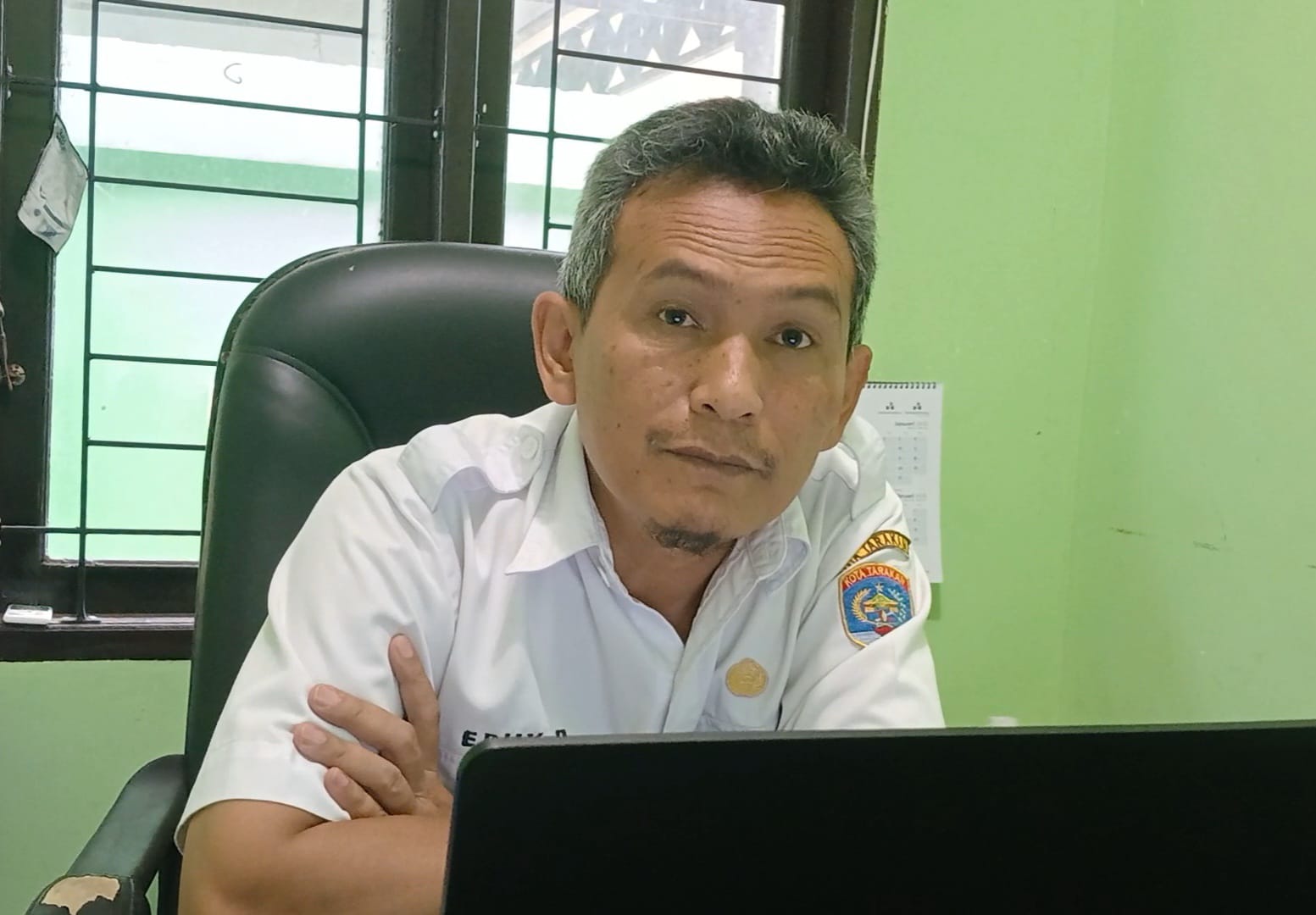 Kepala Bidang Pengelolaan Sampah, Pengendalian Bahan dan Limbah B3 DLH Tarakan, Edhy Pujianto. FOTO:&nbsp;AGUS DIAN ZAKARIA/RADAR TARAKAN