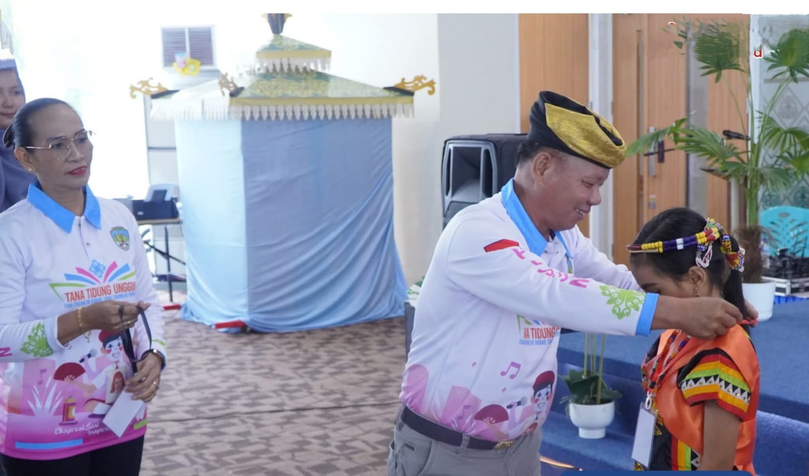 DIMUKAI: Wabup Sabri membuka secara resmi FLS2N tingkat kabupaten Tana Tidung.