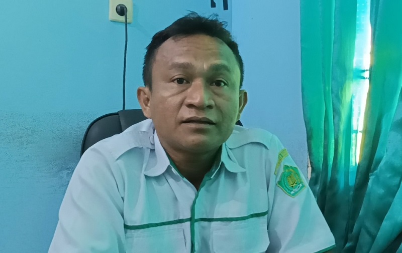 Penyelenggara Bimas Kristen Kemenag Kaltara&nbsp;Otto Simon Tanduk, S.Th, Mpd.K. FOTO:&nbsp;AGUS DIAN ZAKARIA/RADAR TARAKAN