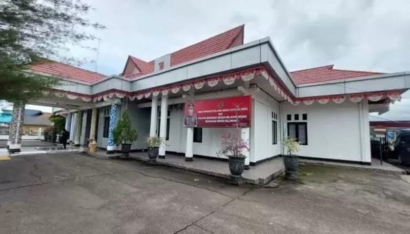 PENGAMANAN: Tampak depan Kantor Kejari Bulungan yang akan mendapat dukungan pengamanan dari personel TNI.