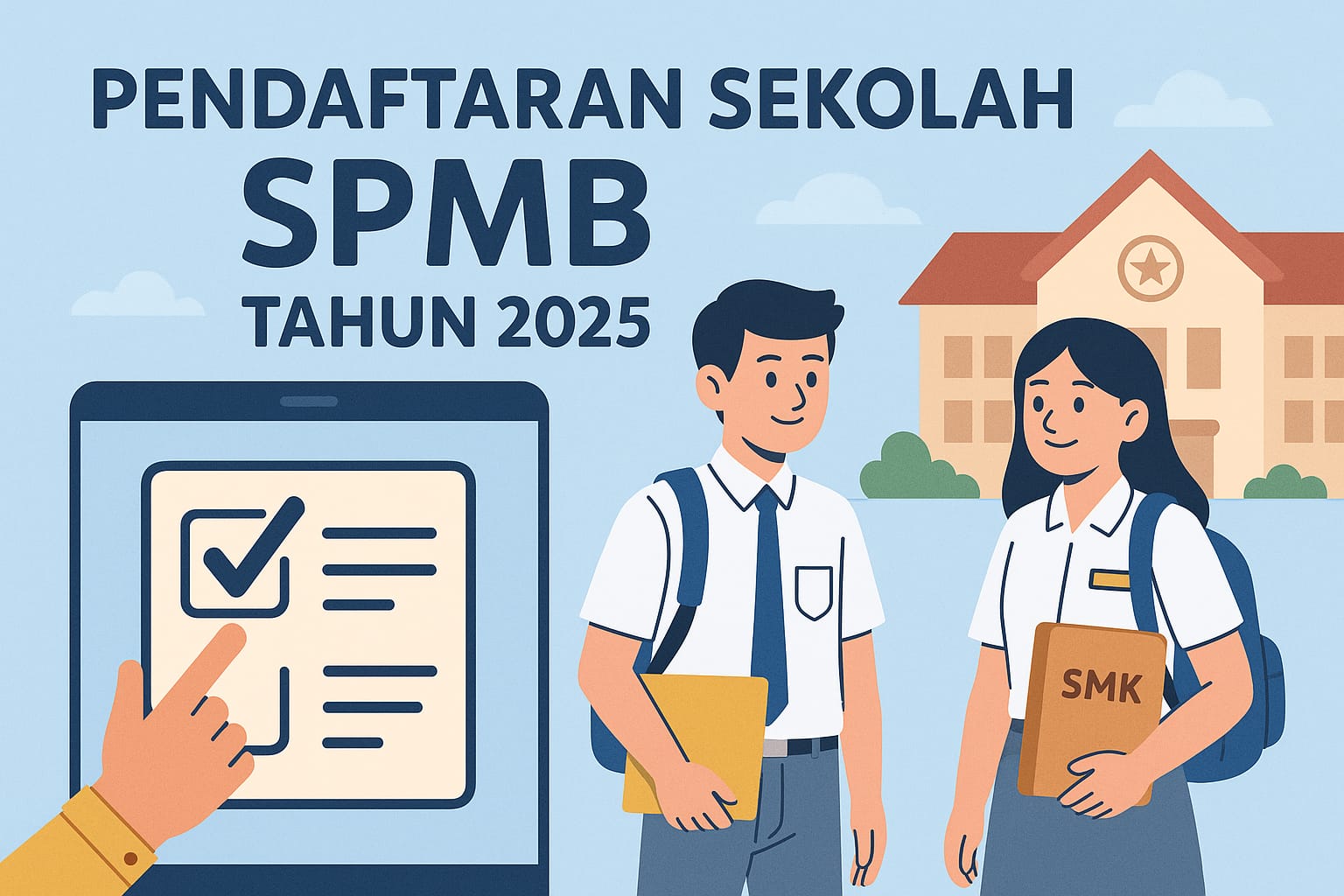 Ilustrasi SPMB tahun 2025.