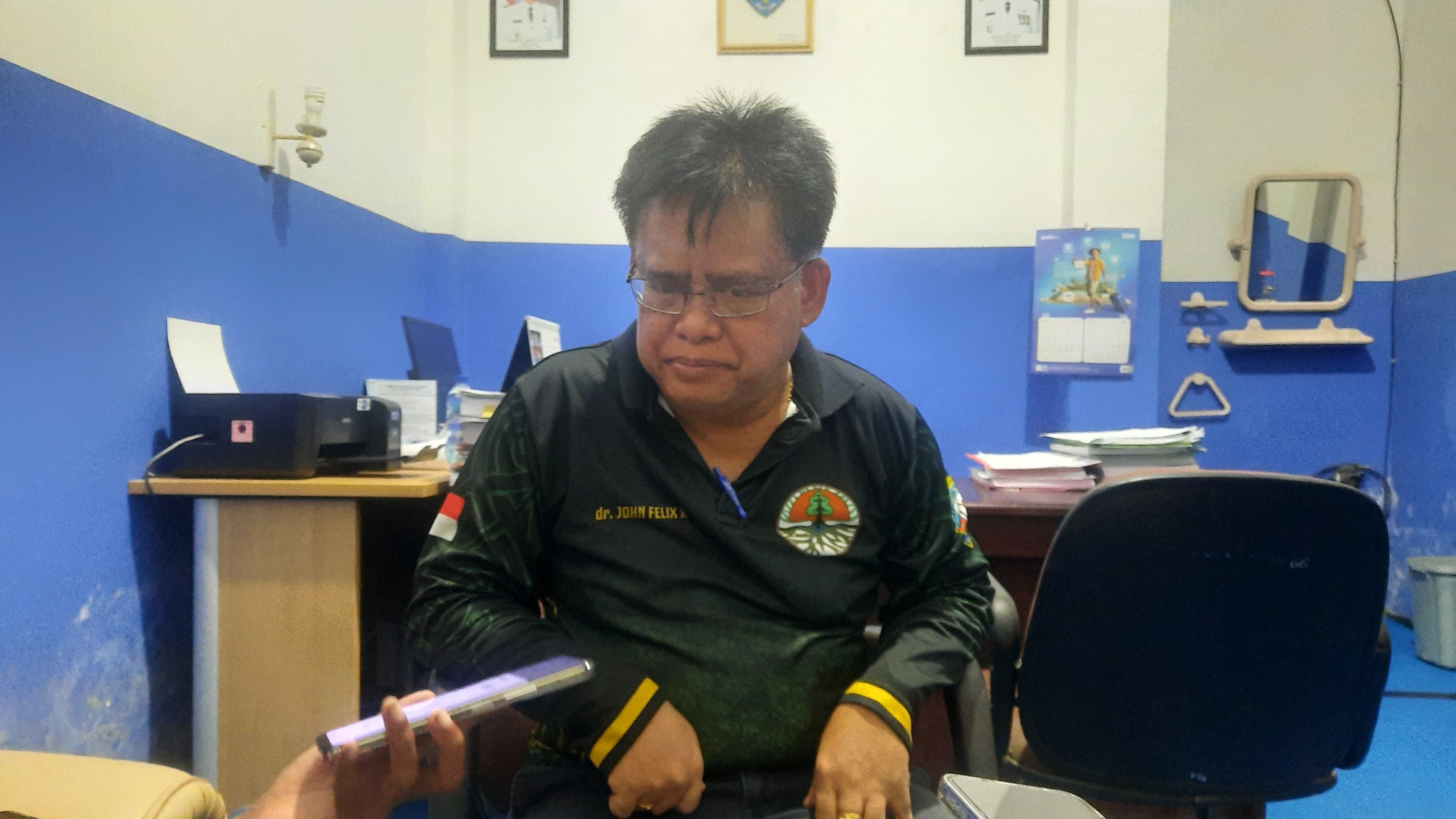 DIPA/RADAR TARAKAN Kepala DLH Malinau, dr. John Felix Rundupadang.