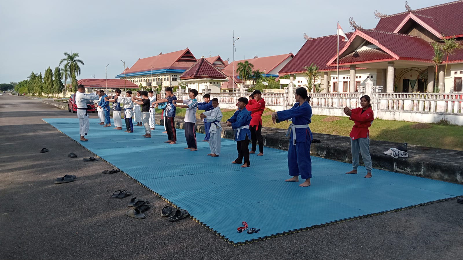 SELEKSI: Latihan persiapan Atlet Judo Malinau dalam Porprov 2 2026 serta BMC 2025. FOTO:&nbsp;DIPA/RADAR TARAKAN