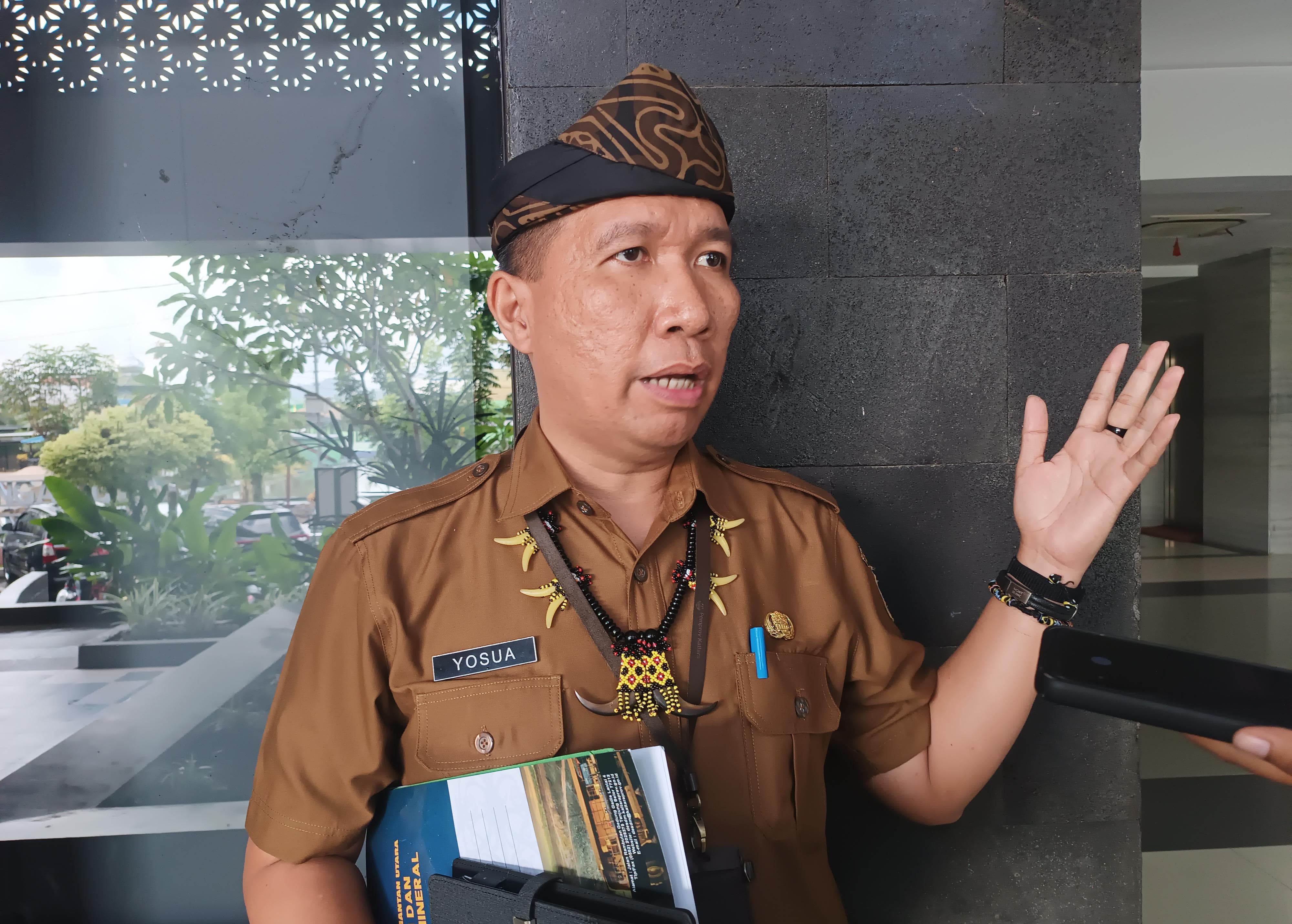Kepala Dinas ESDM Kaltara - Yosua Batara Payangan. FOTO: IWAN K/RADAR TARAKAN