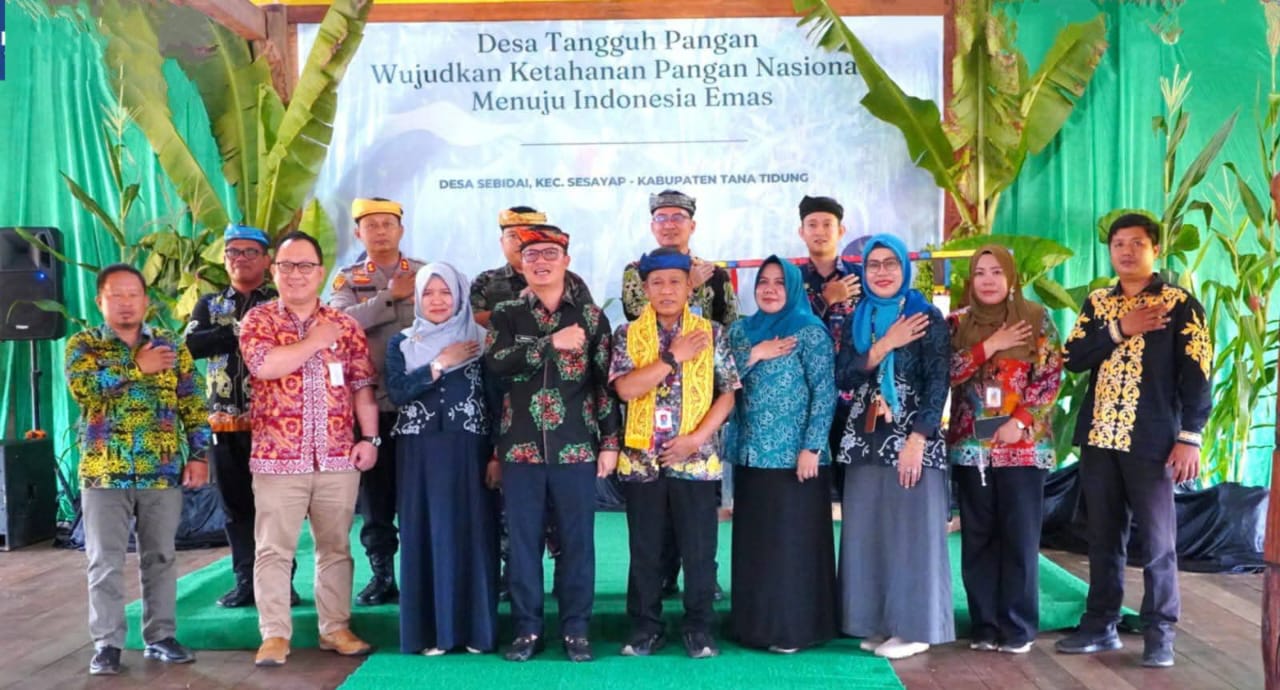 WAKILI NASIONAL: Selain lomba desa provinsi Kaltara Desa Sebidai juga mewakili Kaltara di tingkat nasional. Tampak sebelum penilaian lomba desa tingkat provinsi baru baru ini.