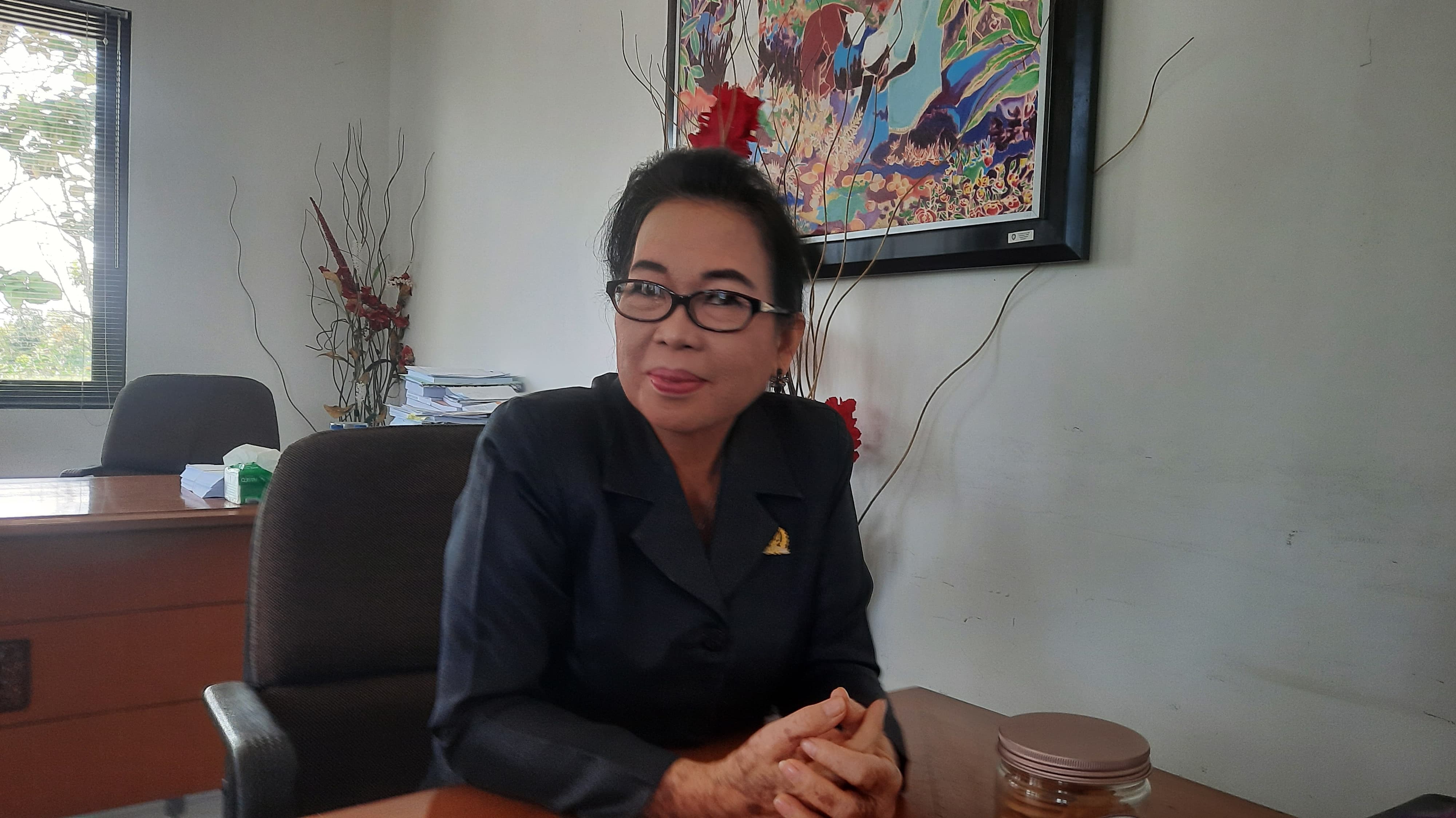Ketua Komisi I DPRD Malinau, Dolvina Damus. FOTO: DIPA/RADAR TARAKAN