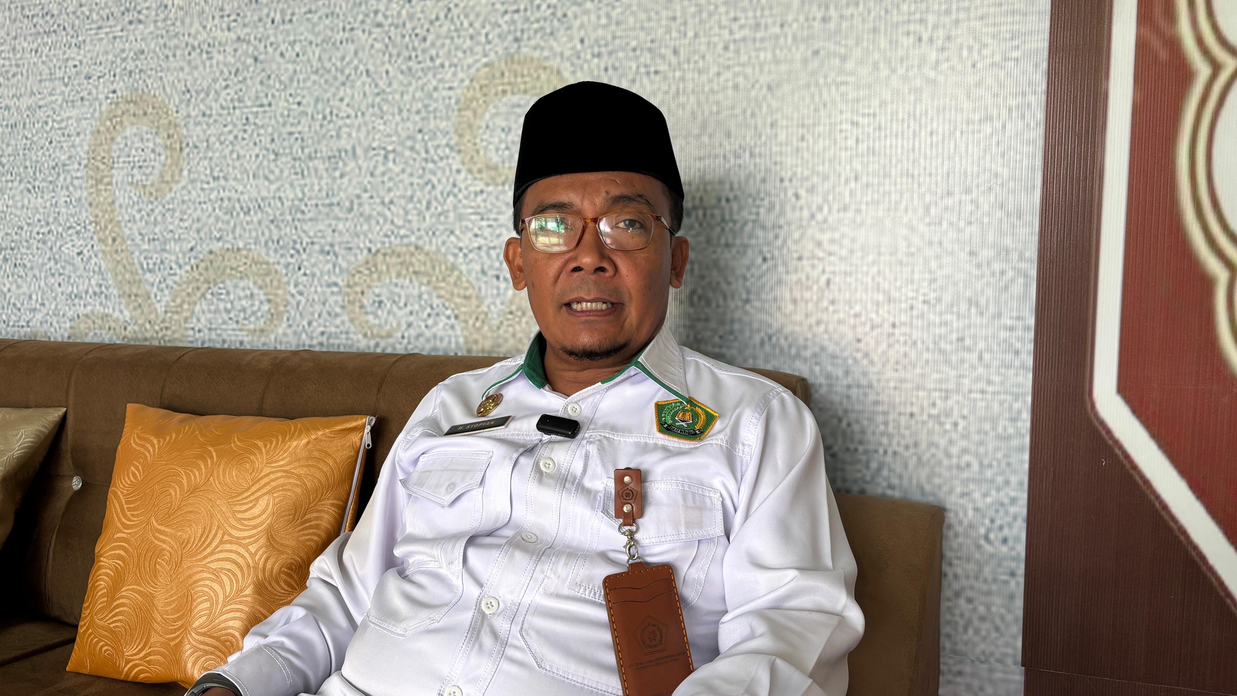 NIKAH MASSAL: Kepala Kementerian Agama (Kemenag) Kota Tarakan, H. Syopyan, S.Ag, M.Pd.FOTO:&nbsp;WILDAN/RADAR TARAKAN