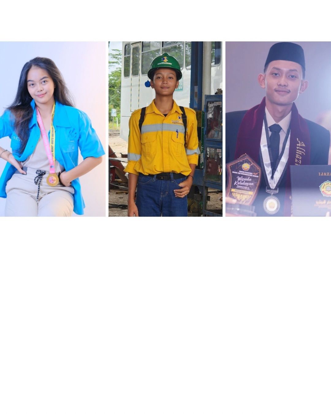 Tiga pelajar asal Tarakan yang lolos Universitas Indonesia lewat jalur prestasi: Zasqia Arrun Dhita, M. Takbir Riszwansyah, dan Alhazmi Hashfidwirza. Kini mereka menempuh pendidikan di kampus ter