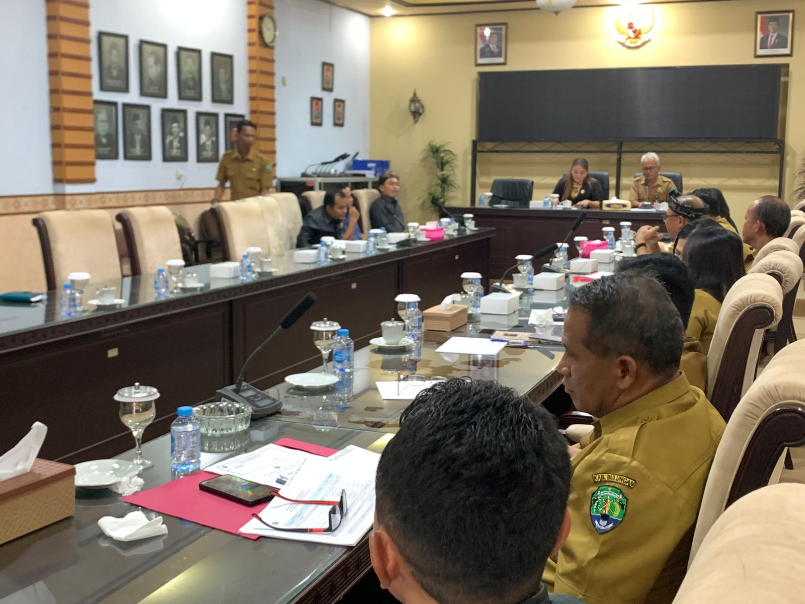 HEARING : Suasana hearing Komisi I DPRD Bulungan bersama Disdikbud Bulungan.
