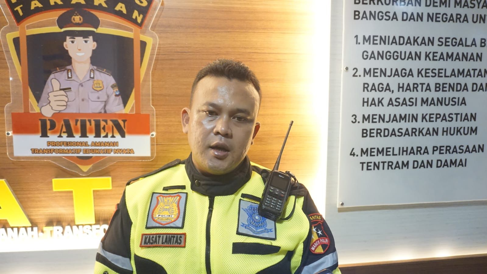 Kasat Lantas Polres Tarakan, AKP Rudika Harto Kanajiri. FOTO:&nbsp;ELIAZAR/RADAR TARAKAN