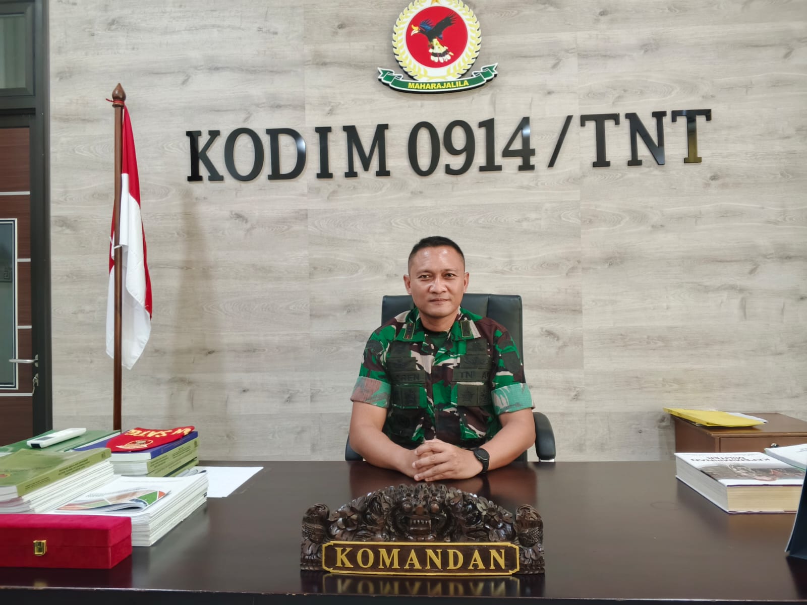 Dandim 0914/TNT Letkol Arm Raden Florensius