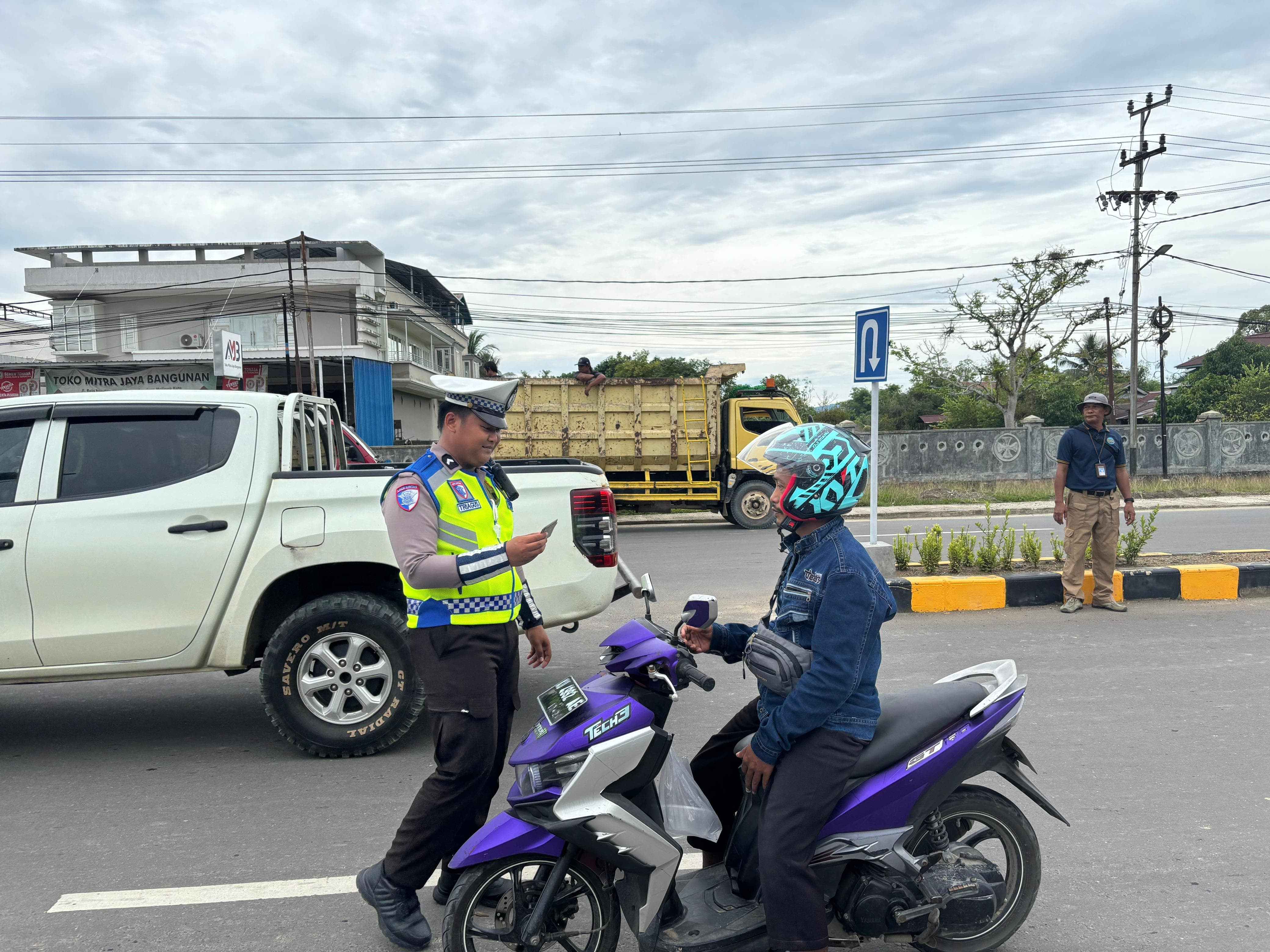 BERAKHIR: Operasi Patuh Kayan resmi berakhir sebanyak 562 kendaraan terjaring pelanggaran.FOTO:&nbsp;DIPA/RADAR TARAKAN