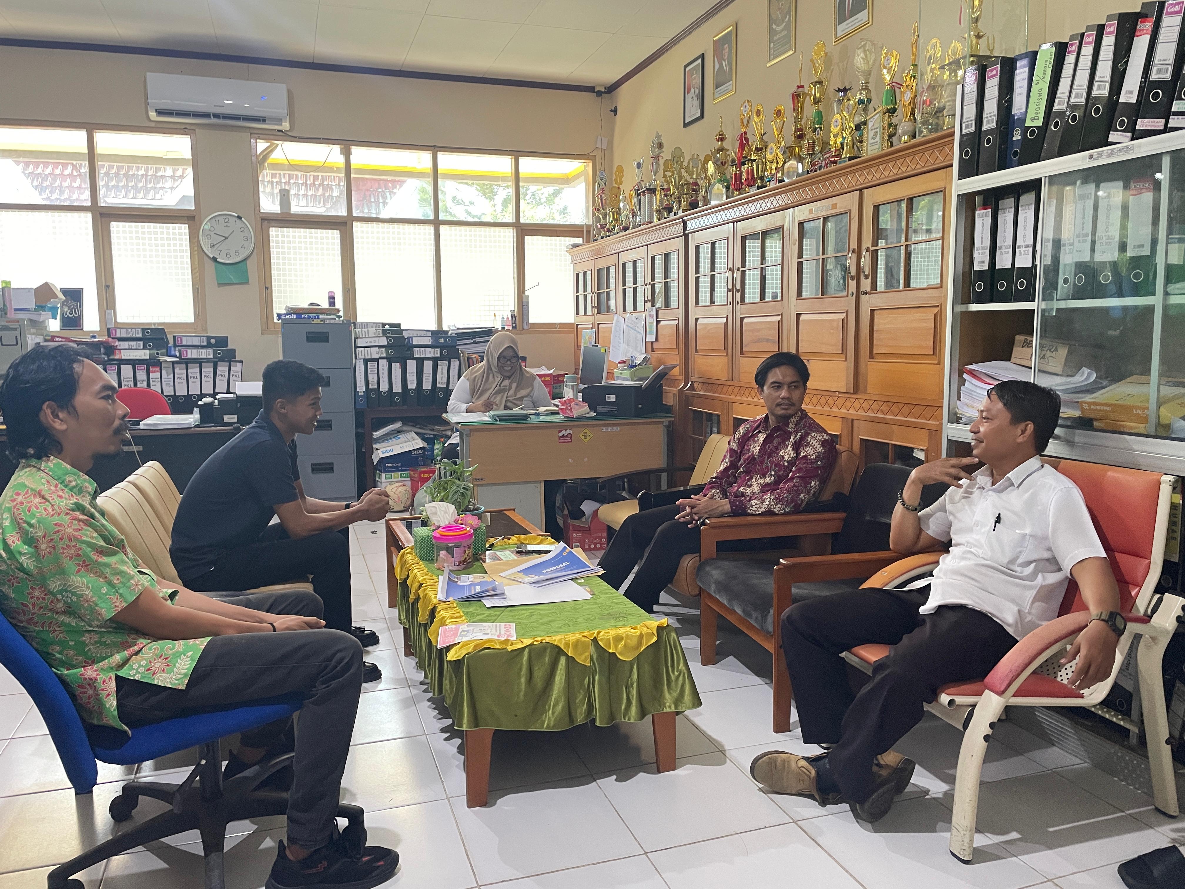 Suasana Road show Program Jurnalis Sekolah dari Radar Tarakan. Pada Rabu, 30 Juli 2025, giliran Sekolan Menengah Kejuruan (SMK) Negeri 1 Tarakan yang dikunjungi.