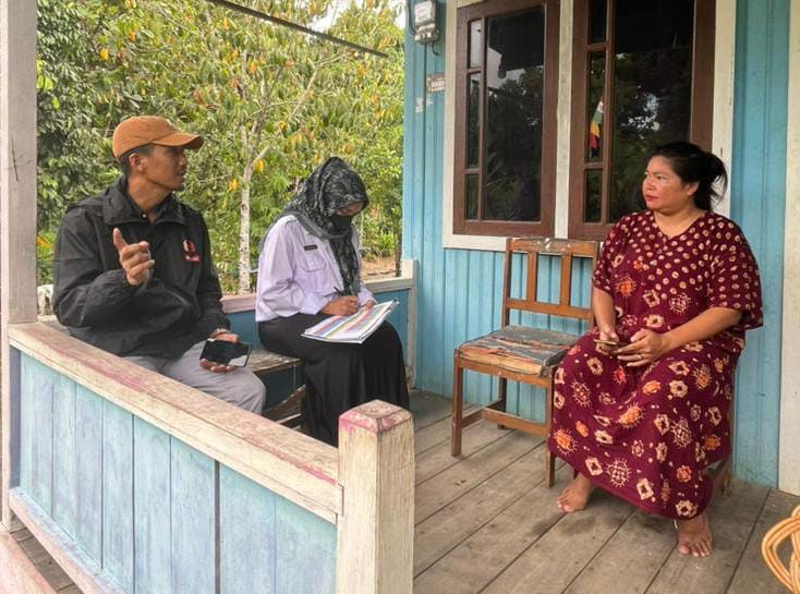 PEMILIH: Pelaksanaan uji petik oleh Bawaslu Bulungan ke lapangan. FOTO: ISTIMEWA