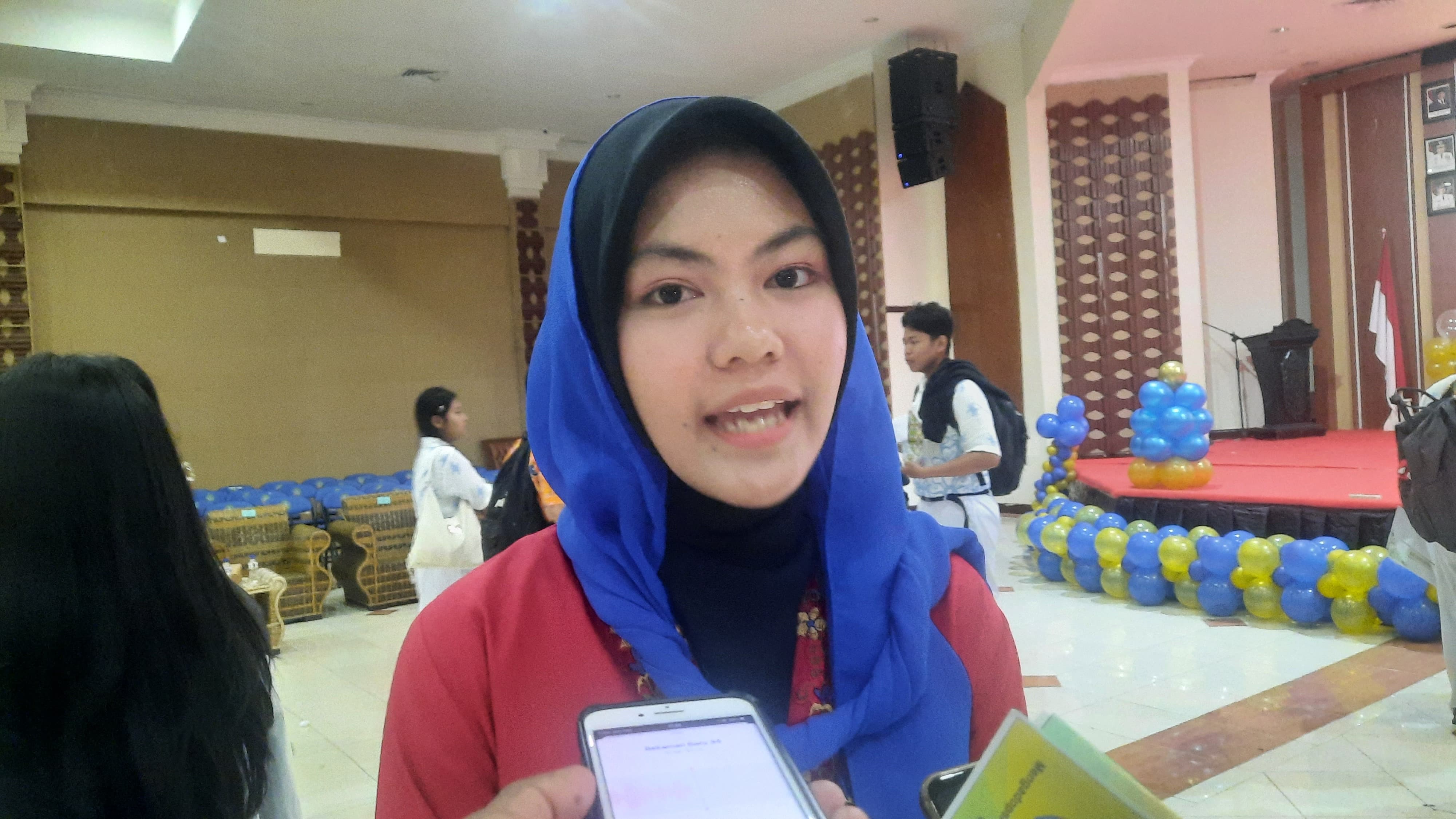 Ketua Forum Anak Kabupaten Malinau, Nabila Maulidya.FOTO:&nbsp;DIPA/RADAR TARAKAN