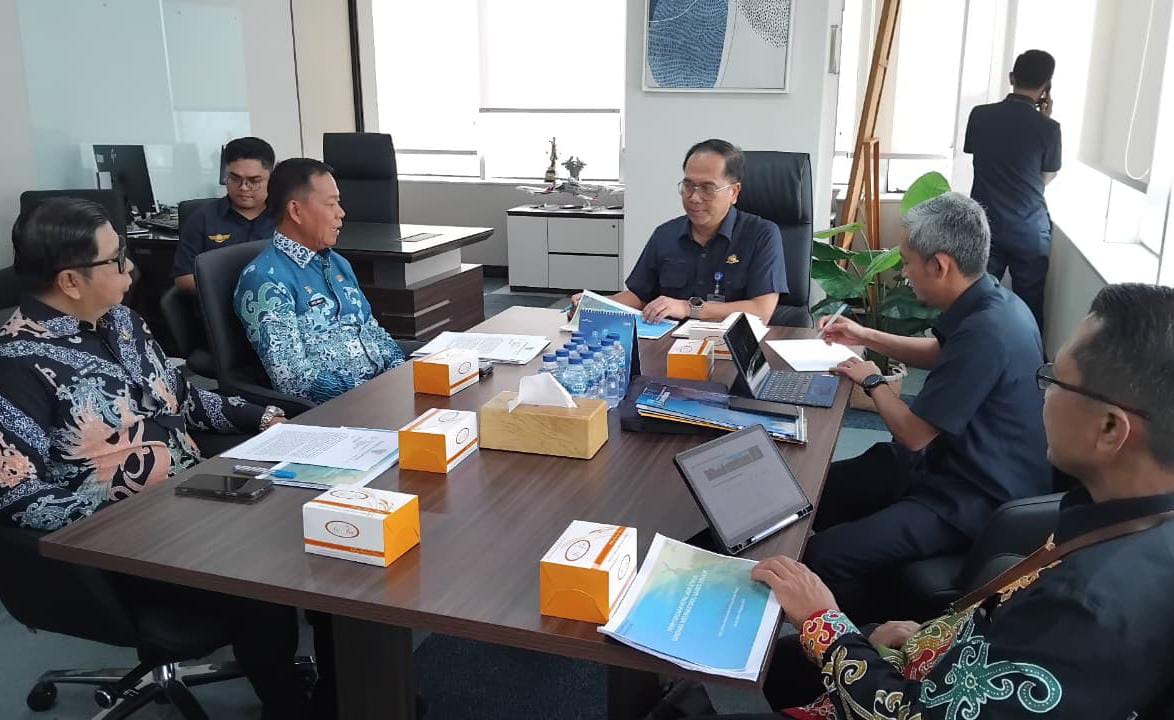 TRANSPORTASI: Pelaksanaan audiensi PEMPROV Kaltara ke Kemenhub beberapa waktu lalu, FOTO: DKISP KALTARA
