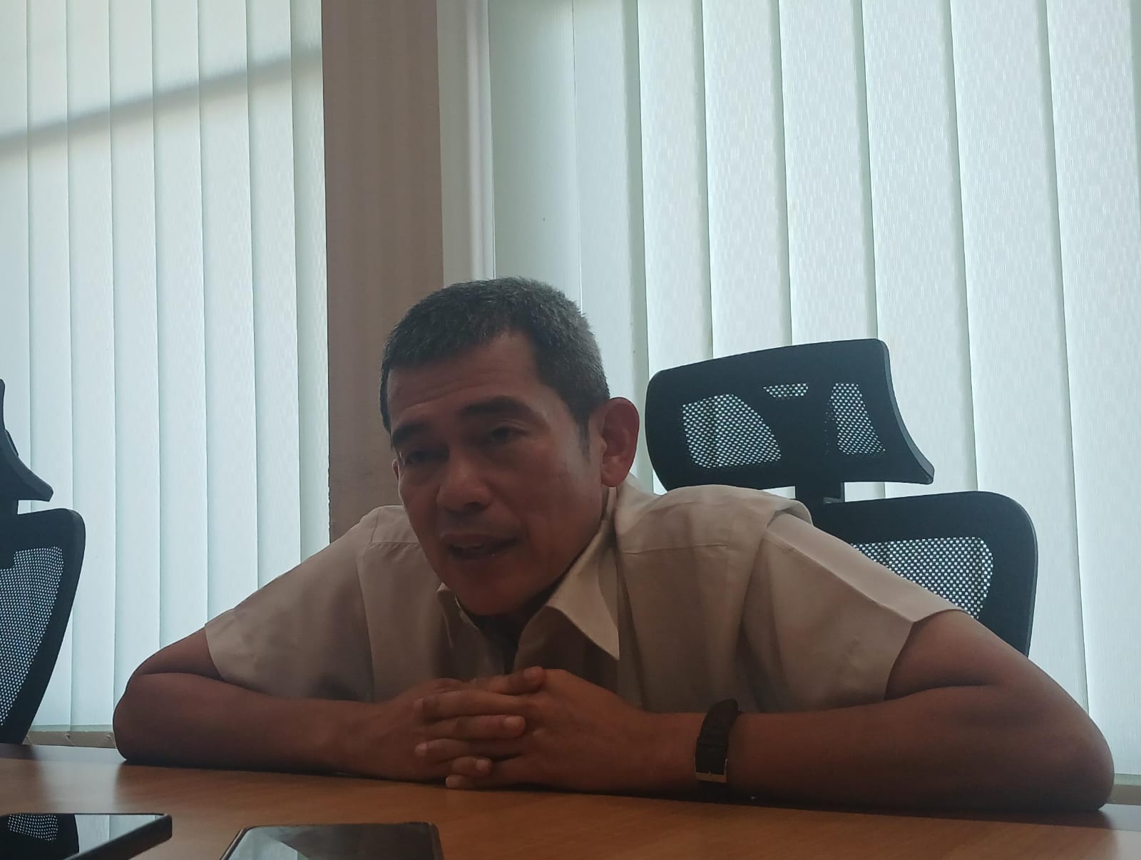 Kepala Kantor BPJS Ketenagakerjaan Cabang Tarakan MasbukiFOTO:&nbsp;AGUS DIAN ZAKARIA/RADAR TARAKAN