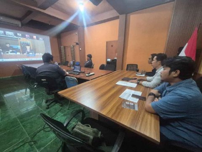 ISTIMEWA BACAKAN PUTUSAN : DKPP membacakan putusan terkait dugaan pelanggaran kode etik dalam penanganan perkara dugaan politik uang pada Pilkada Tarakan