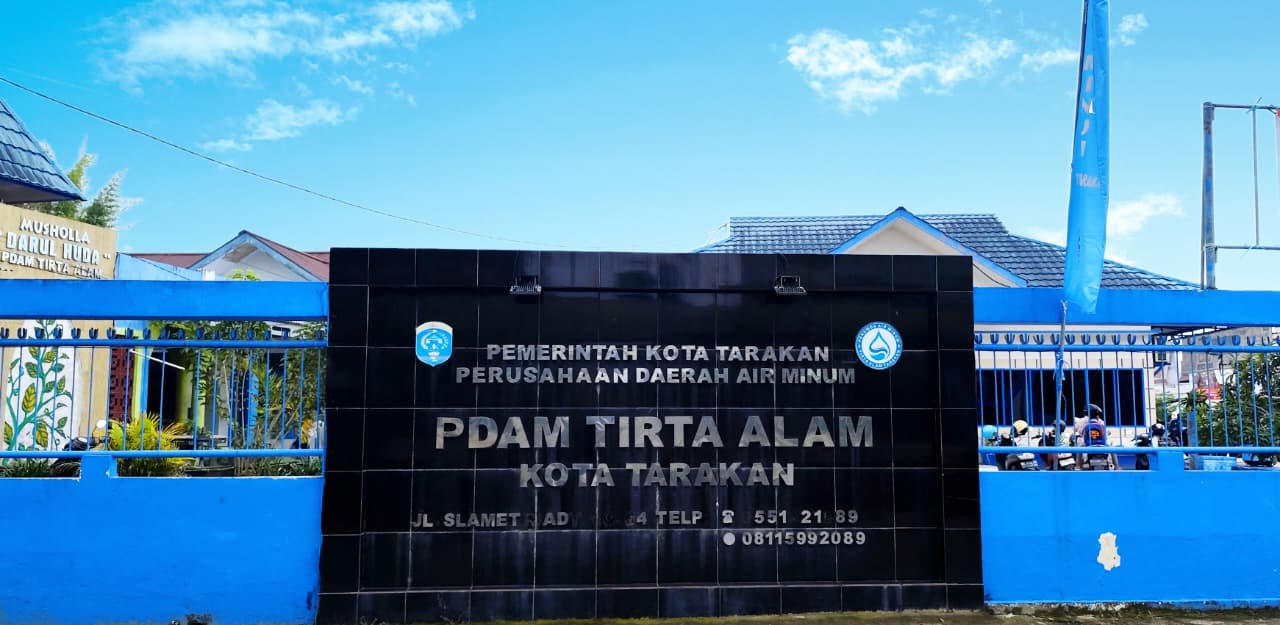 KUALITAS: PDAM Kota Tarakan, FOTO:NATANAEL/RADAR TARAKAN