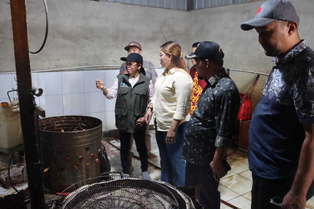 SIDAK : Disperta Bulungan bersama DPRD Bulungan saat melakukan sidak di Pasar Induk, Tanjung Selor