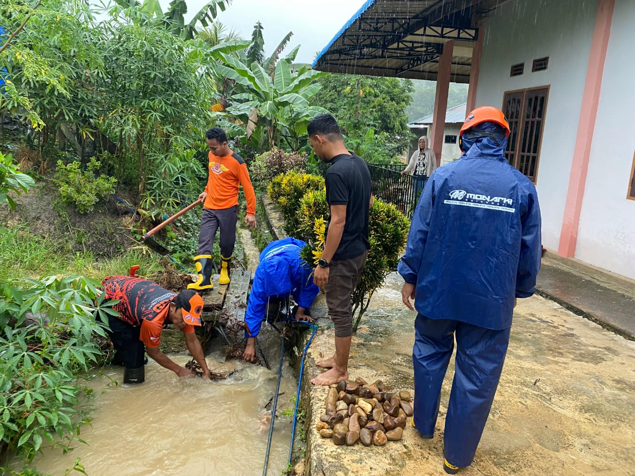 MENGHIMBAU: BPBD Nunukan menghimbau masyarakat untuk waspada menghadapi potensi banjir dan longsor, DOK BPBD NUNUKAN