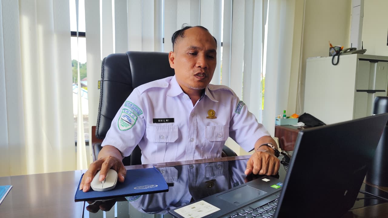 Kepala BMKG Tarakan, M. Shulam Khilmi, FOTO:NATANAEL/RADAR TARAKAN