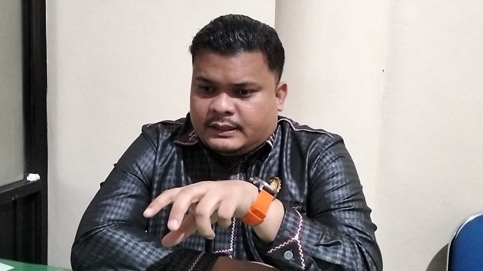 Adyansa Ketua Komisi I DPRD Kota Tarakan, FOTO:ELIAZAR/RADAR TARAKAN