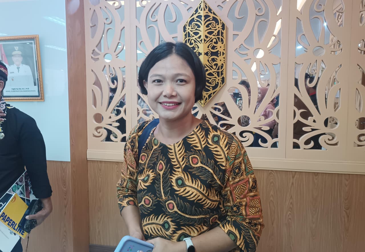 Ketua Tim Legal dan Kerja Sama Ditjen Sains dan Teknologi Kemendiktisaintek RI - Carolina, FOTO: IWAN K/RADAR TARAKAN