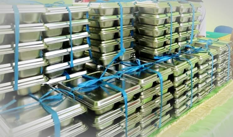 MASIH DUGAAN: Peralatan Makan Begizi Gratis Kota Tarakan.