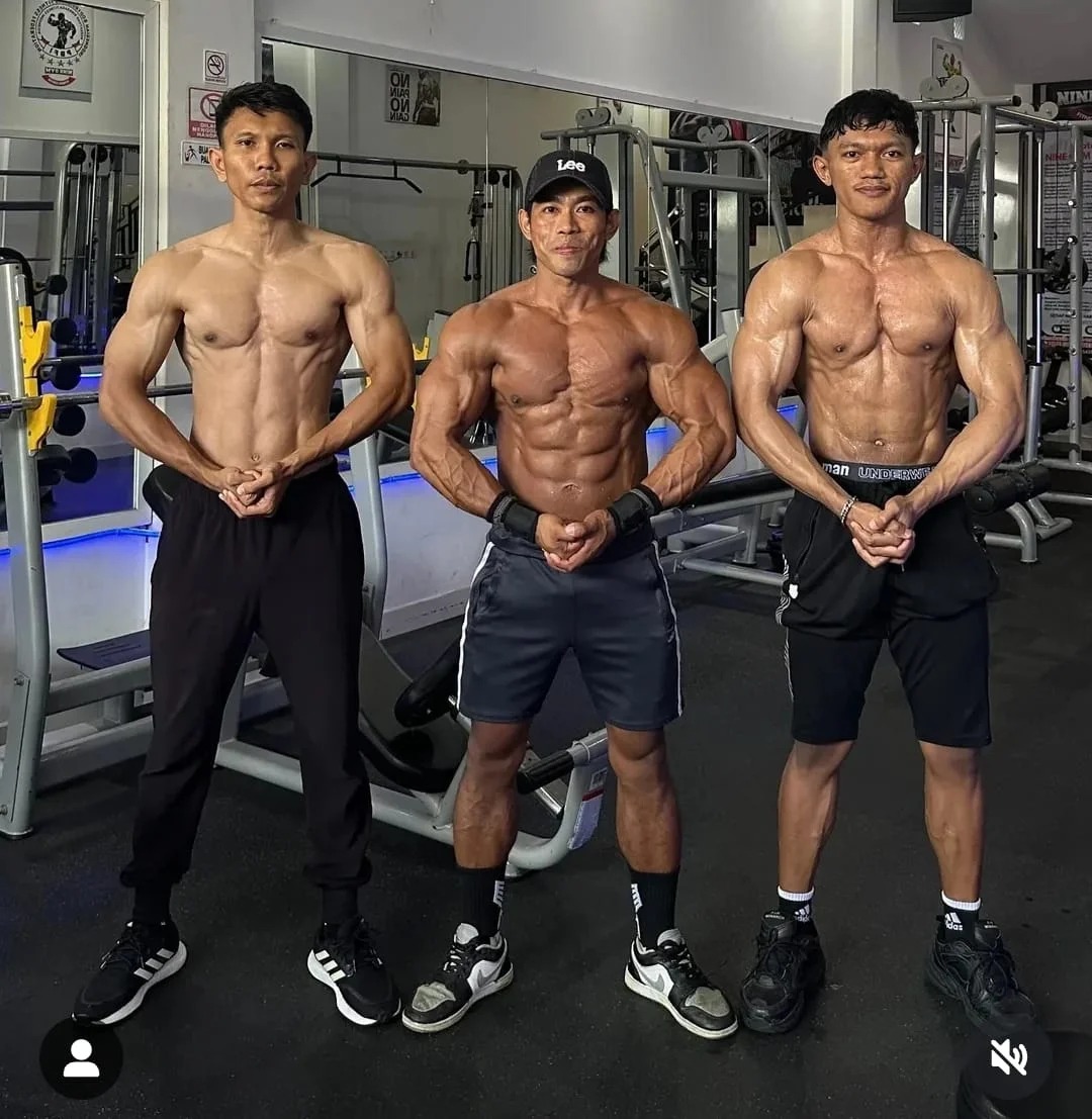 DOKUMENTASI SYARIFIN SIAP BERLAGA: Tiga atlet Nine Gym resmi mewakili Nunukan dalam ajang kejuaraan Body Contest Bupati Malinau Cup 2025