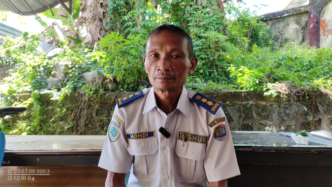 GANGGU LALU LINTAS: Kepala Bidang Lalu Lintas Angkutan Jalan LLAJ Dishub Kota Tarakan, Mohdi, FOTO:WILDAN/RADAR TARAKAN