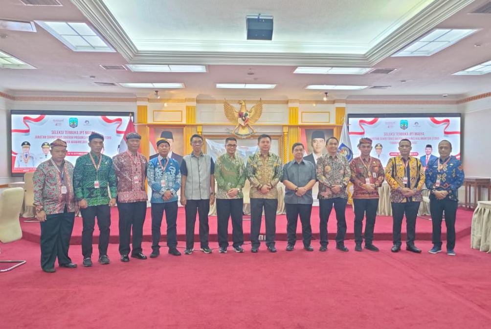 SELEKSI: Peserta seleksi JPT Madya Sekprov Kaltara, FOTO: DKISP KALTARA