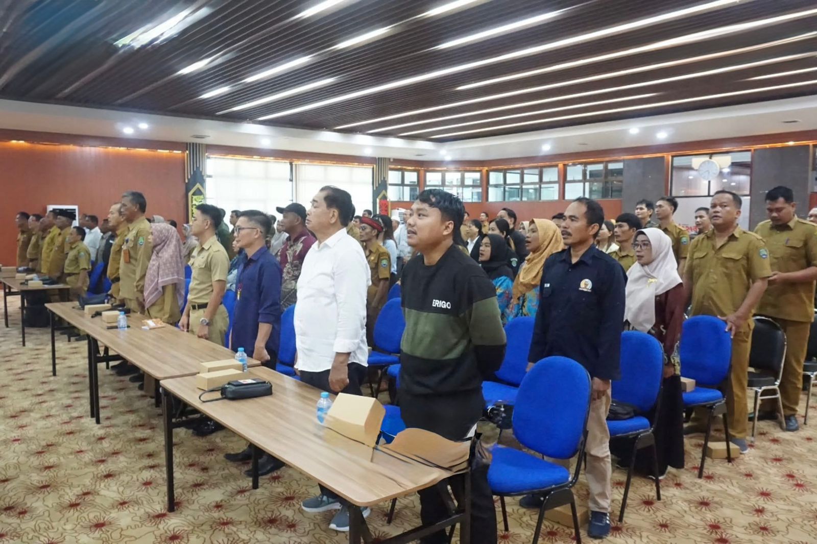 SOSIALIASI : Pemkab Bulungan melalui inspektorat menggelar sosialisasi pengawasan pengelolaan keuangan desa Taslee/Radar Tarakan