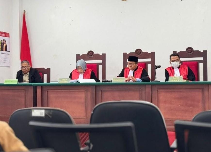 KANDAS : Suasana sidang banding di PT Kaltara, Rabu 17/9