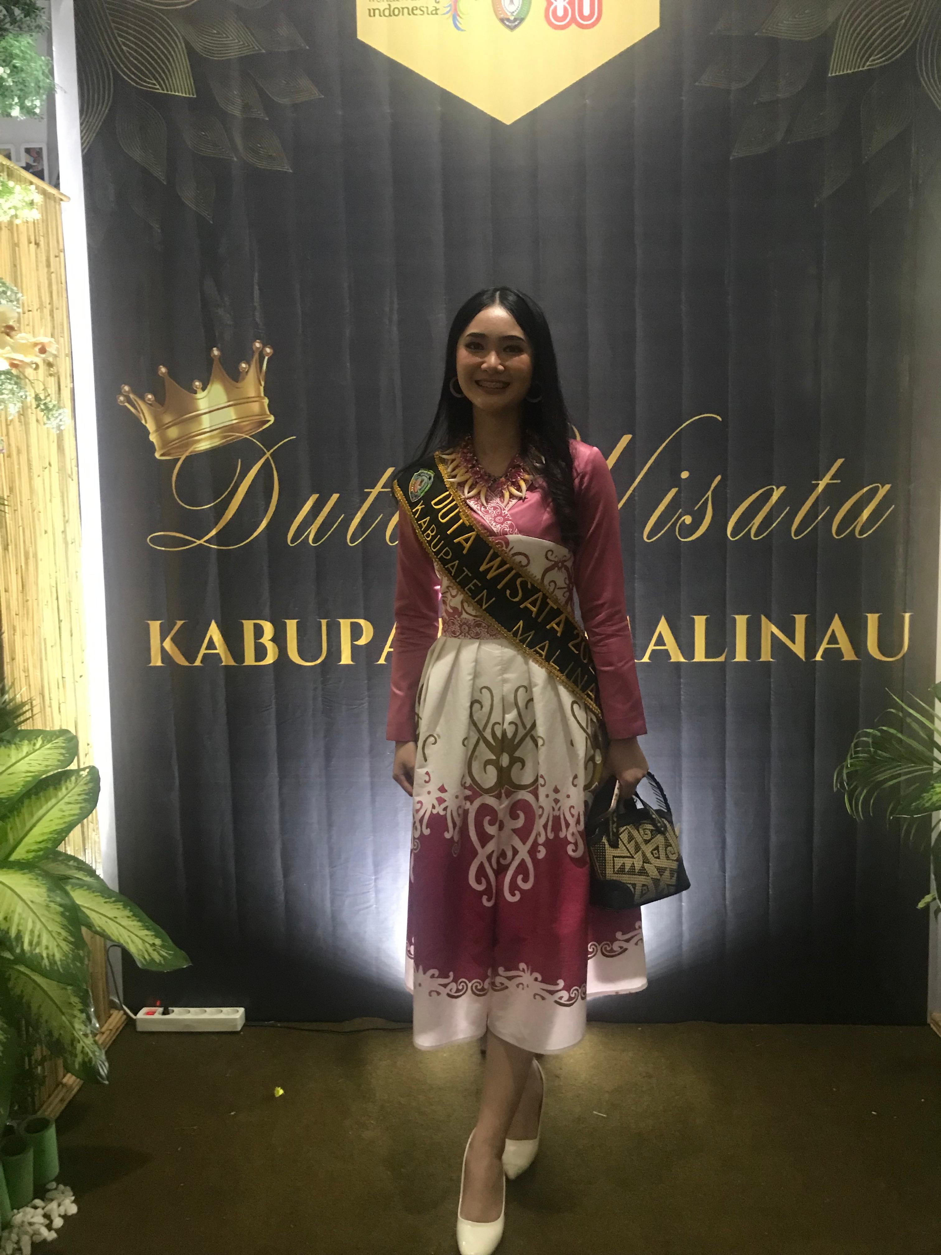 DIPA/RADAR TARAKAN DUTA : Patrice Gavrilia Natasha Setiawan putri asli malinau terpilih mewakili Kaltara pada ajang Duta Wisata Nasional di Balikpapan