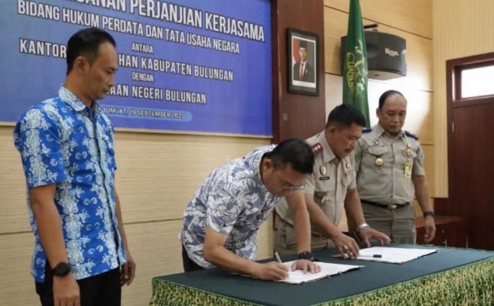 SINERGI : BPN Bulungan-Kejari Bulungan mendatangani kerja sama bidang hukum perdata dan tata usaha