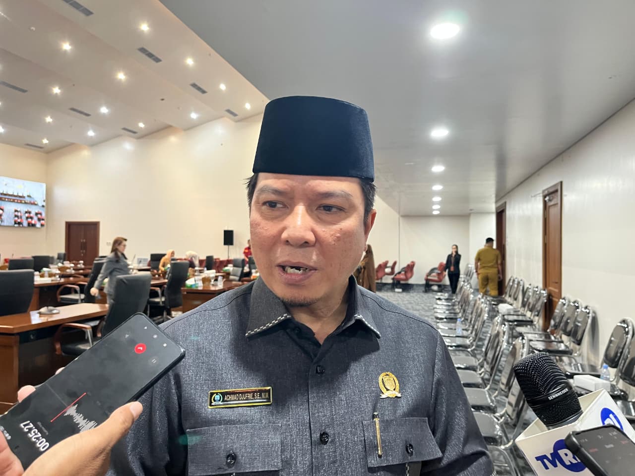 Ketua DPRD Kaltara &ndash; H. Achmad Djufrie. FOTO: IWAN K/RADAR TARAKAN