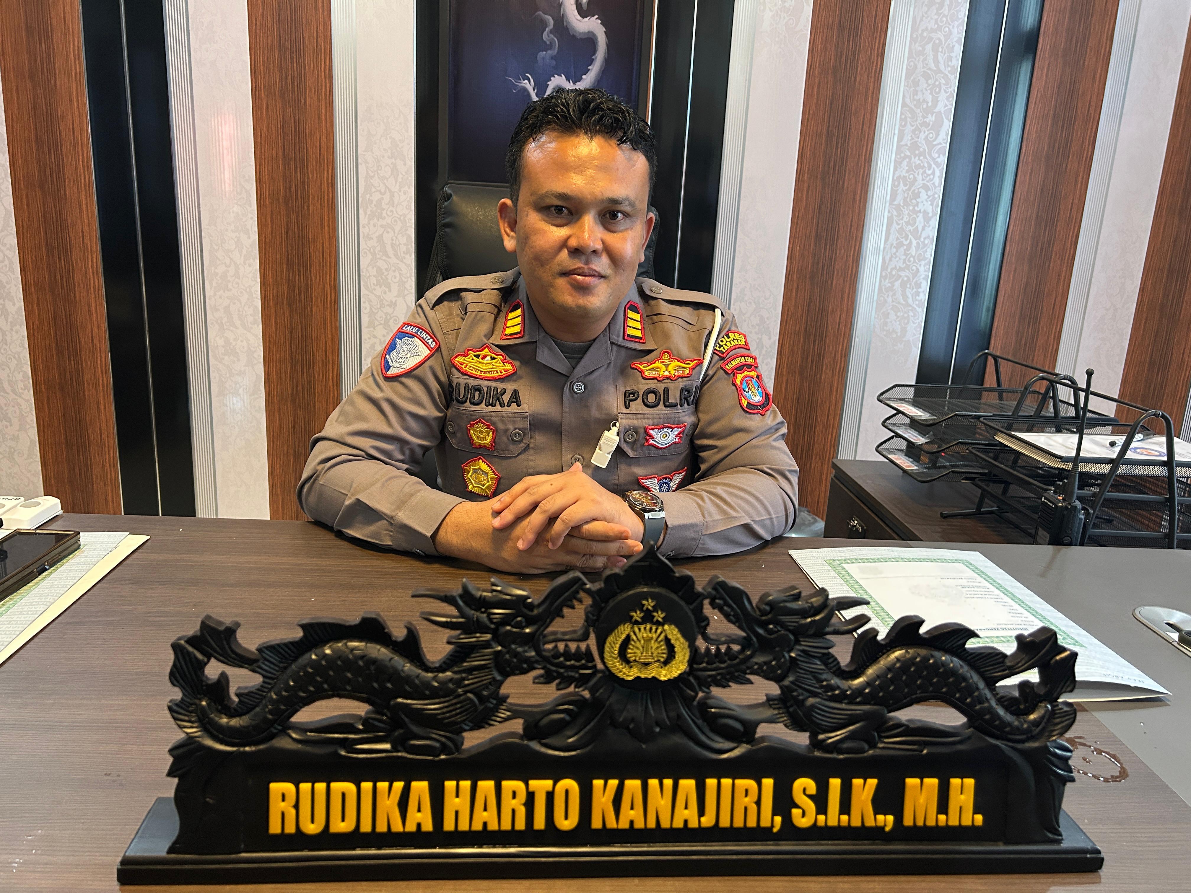Kasat Lantas Polres Tarakan AKP Rudika Harto Kanajiri, FOTO:ELIAZAR/RADAR TARAKAN