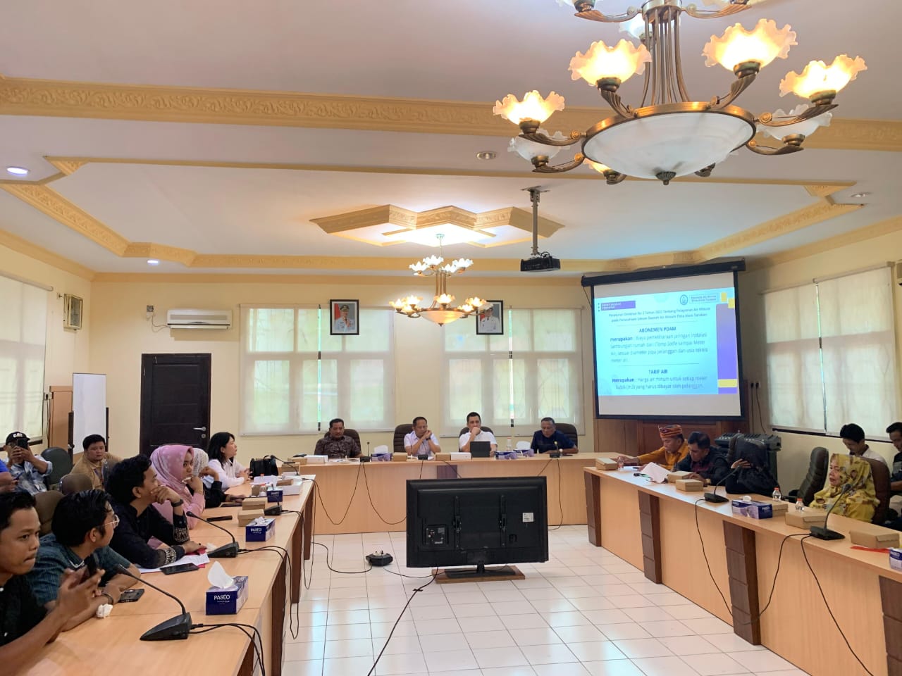 RDP: Suasana RDP di gedung DPRD Tarakan, FOTO:AGUS DIAN ZAKARIA/RADAR TARAKAN