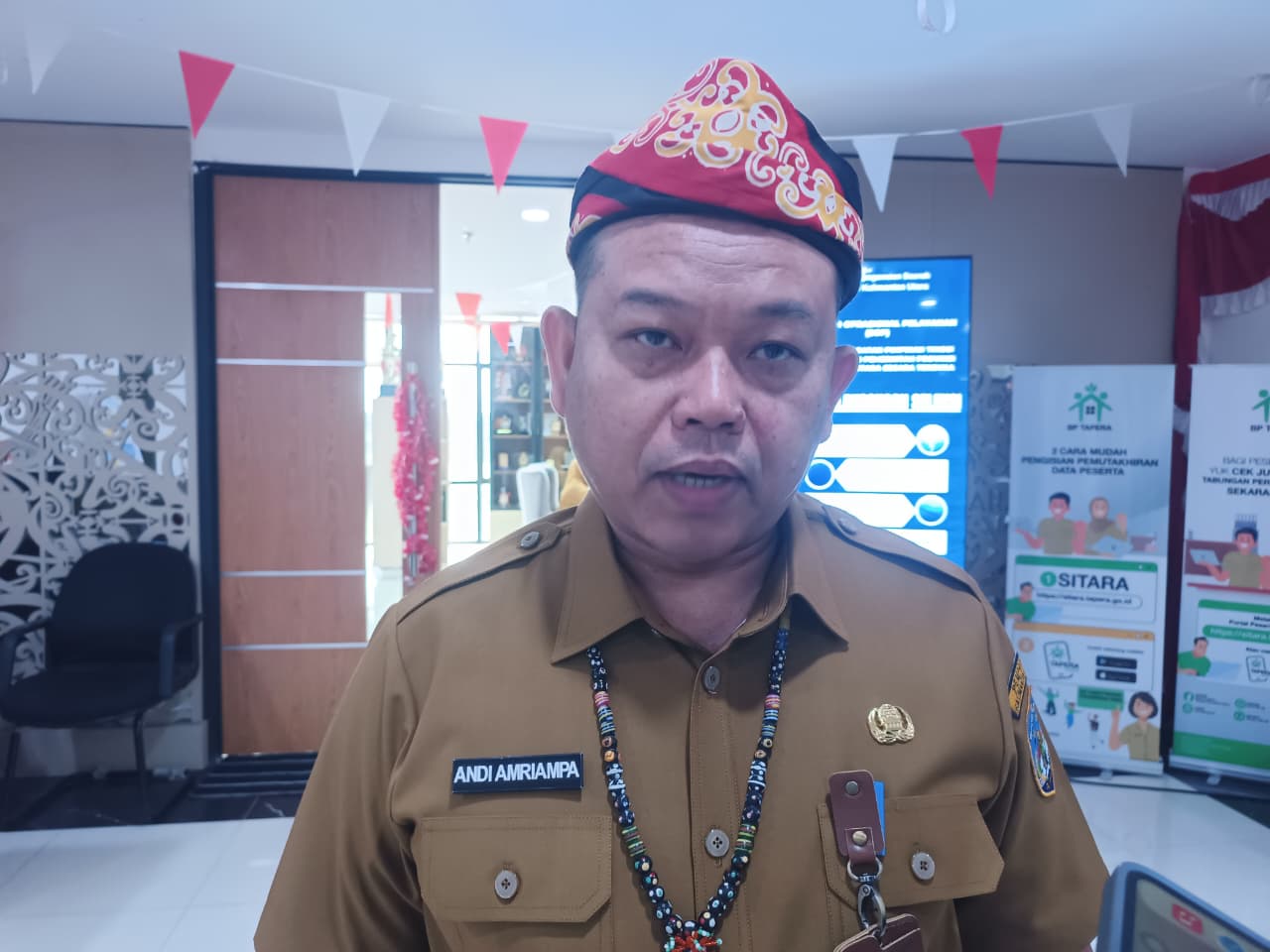 Plt. Kepala BKD Kaltara - Andi Amriampa, FOTO: IWAN K/RADAR TARAKAN