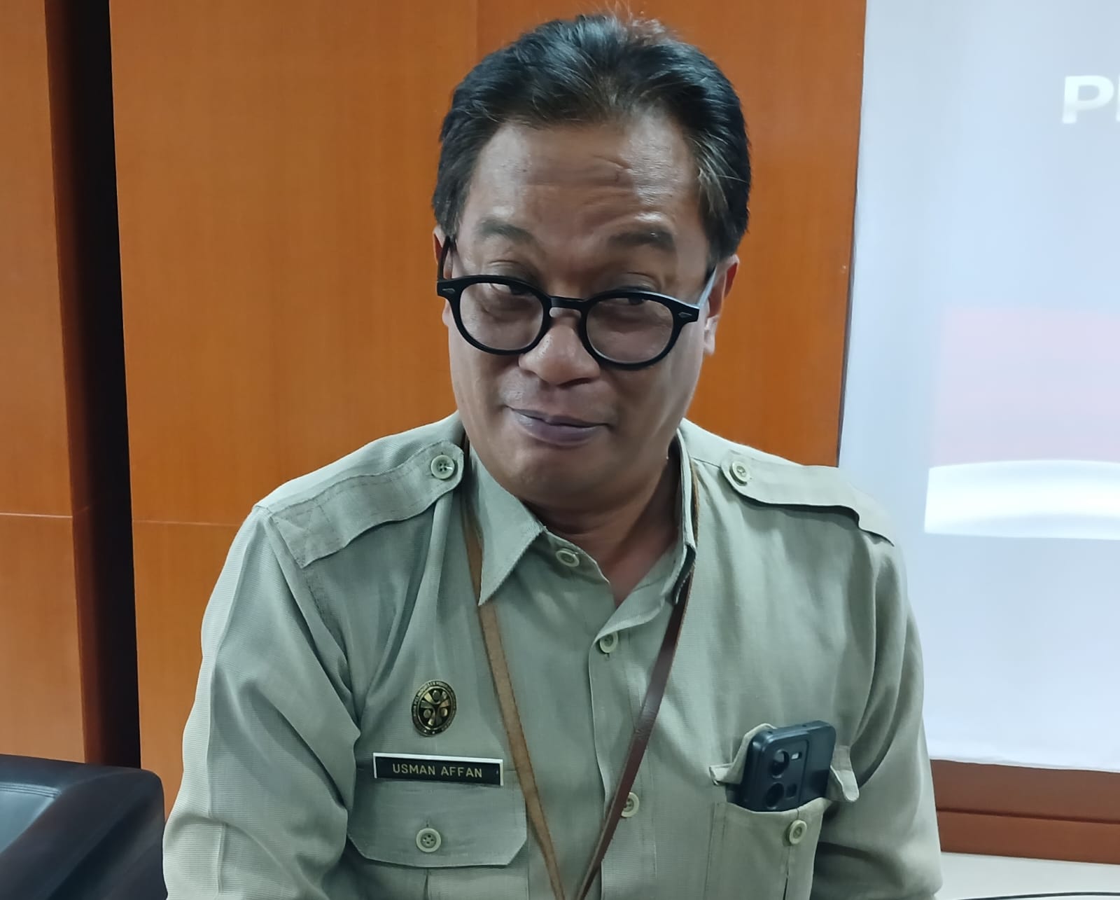 AGUS DIAN ZAKARIA/RADAR TARAKAN Ketua Tim Kelembagaan dan Kerjasama Balai Pelayanan Pelindungan Pekerja Migran Indonesia BP3MI Kaltara, Usman Affan