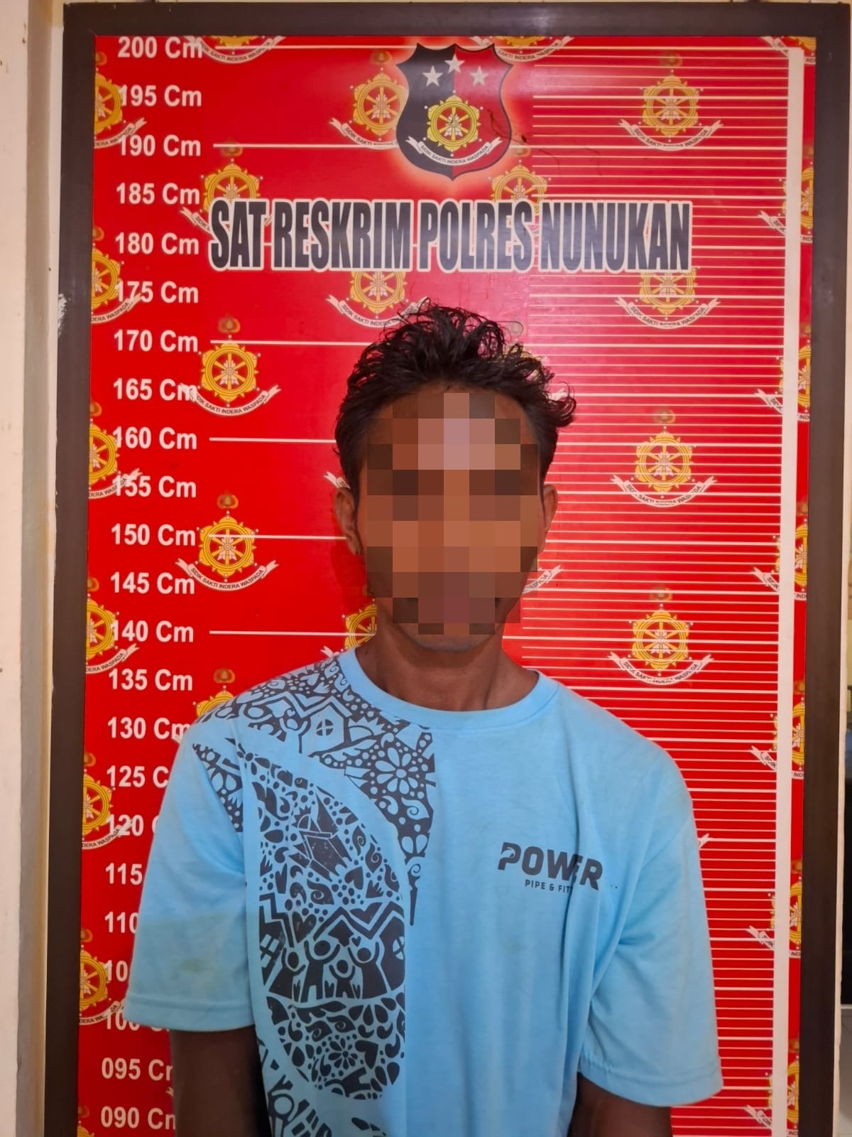 DOK POLRES NUNUKAN DIAMANKAN: RL tak berkutik setelah ditangkap dan diamankan di Mapolres Nunukan  &nbsp;