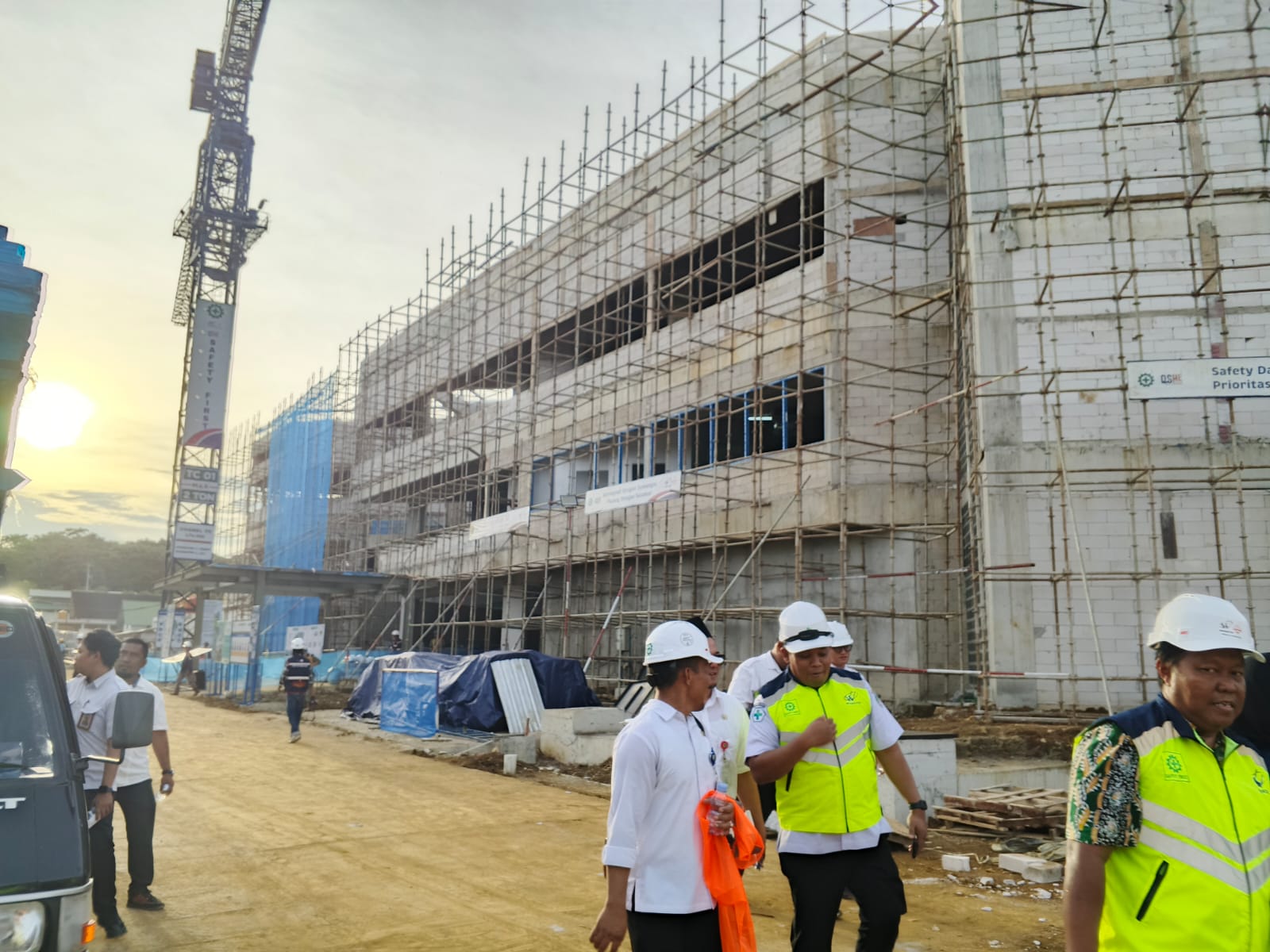 &lrm;DIKEBUT: Pembangunan PHCT RSUD Akhmad Berahim ditargetkan selesai akhir bulan ini FOTO: SOPIAN/RADAR TARAKAN &lrm;